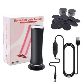USB Electric Peeling Pedicure Device (Color: Black)