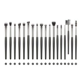 Animal Hair Makeup Brush Full Set (Option: 18 Pieces Eye Brush)
