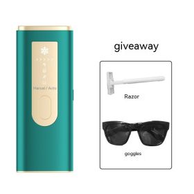 Sapphire Depilatory Device Photon IPL Device Household (Option: 2170 Dark Green Freezing Point-American Standard)